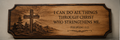I can do all things | Handcrafted Engraved Wooden Scripture Plaque – Philippians 4:13